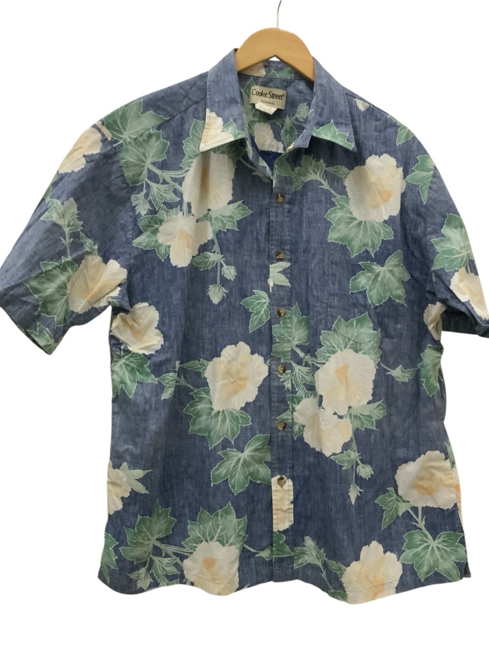 Vintage Cooke Street Honolulu Aloha Shirt Size XL 100% Cotton Made in Hawaii